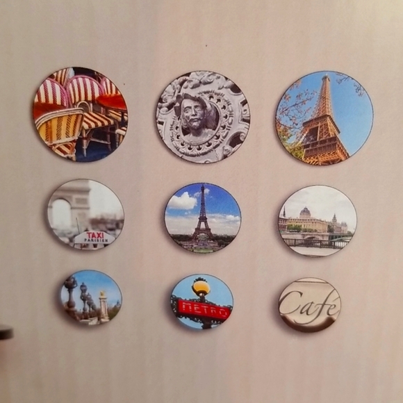 NEW PARIS decorative wall art.  9 different / Rowhouse Design. still in box! - Picture 4 of 5